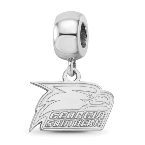 Sterling Silver Georgia Southern University XS Bead Dangle Charm